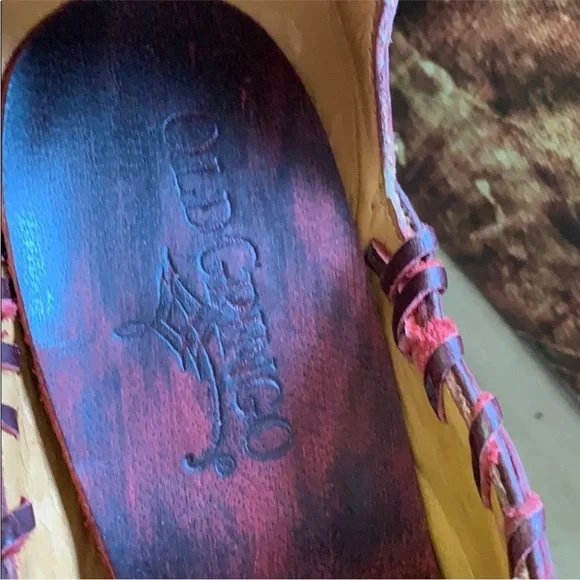 Old Gringo Evangelina Red Leather Cowboy /Western/Biker Boots mules 7 7.5 8 - Picture 6 of 11